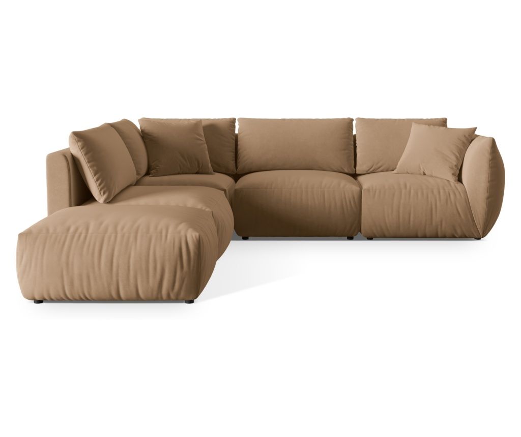 Micadoni Home Chris Moduláris Sarokgarnitúra, Homokszín