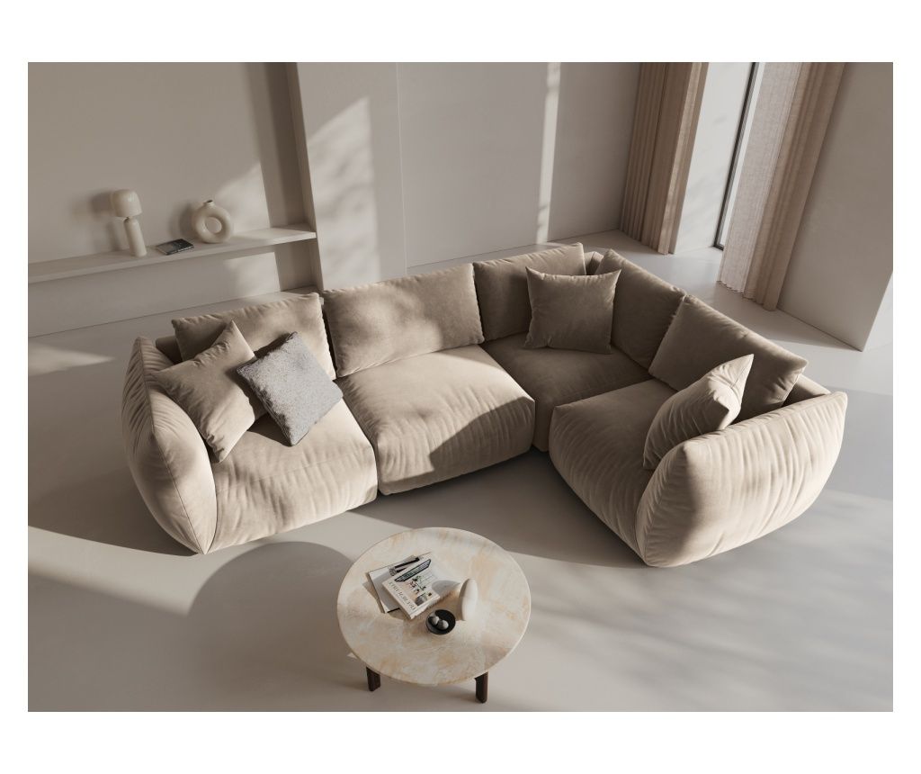 Kutna garnitura Micadoni Home, Chris, ecru