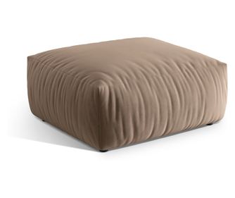 Micadoni Home 540481 Otoman, Chris, Svetlo rjava, 43x100x85 cm