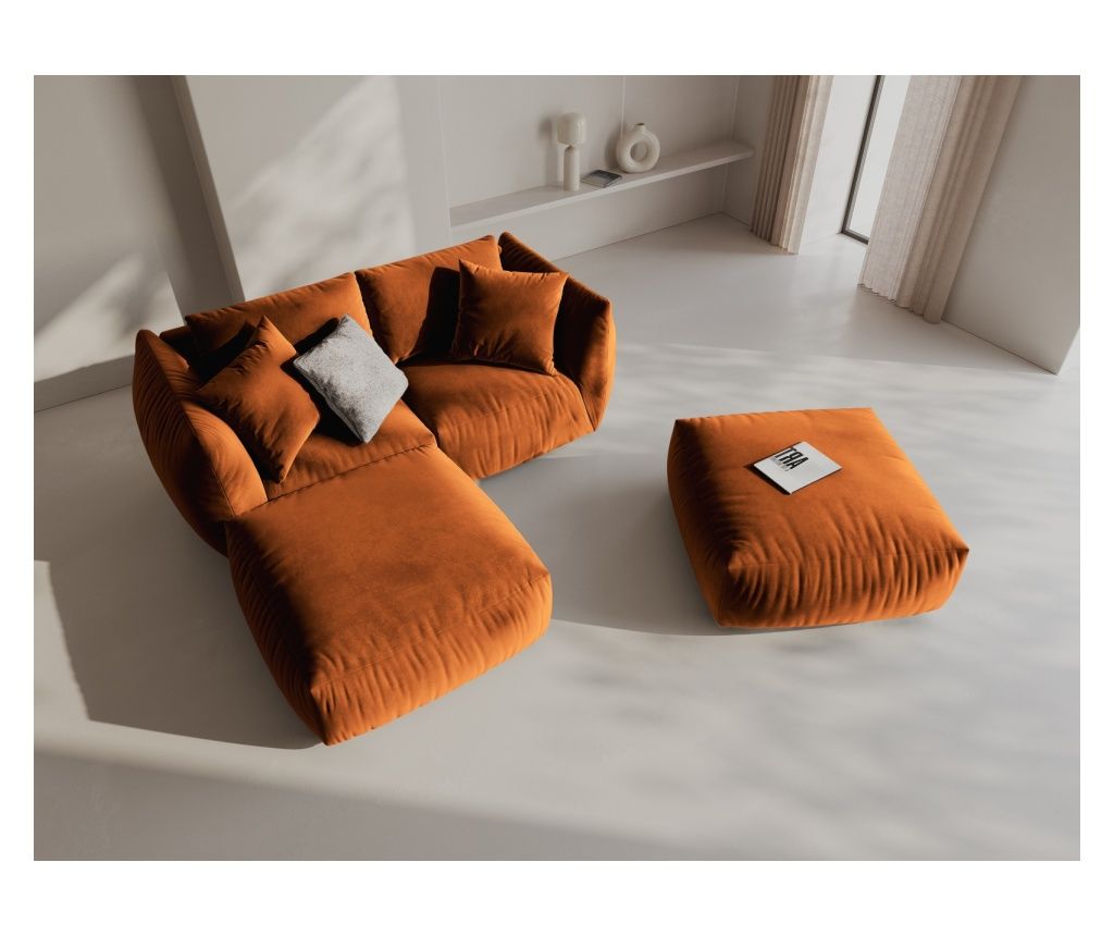 Micadoni Home Chris Modular Sofa, Terracotta