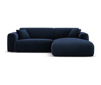 Kotni kavč Cosmopolitan Design 629097, Nolio, kraljevsko moder, 72x170x235 cm