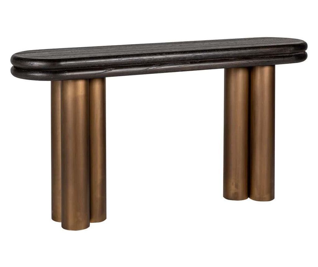 Macaron konzolasztal, Richmond Interiors, fekete bükk