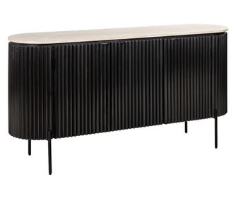 Vitrina Hampton 3 vrata, Richmond Interiors, tamno smeđa