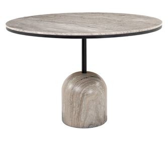 Τραπέζι φαγητού Duncan 120Ø, Richmond Interiors, χρώμα άμμου