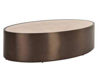 Klubska mizica Bonanza, Richmond Interiors, bronasta