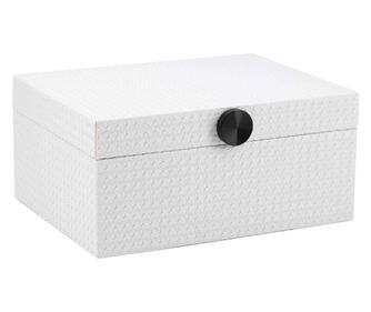 Myrth L tárolódoboz, Richmond Interiors, fehér