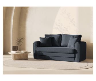 Micadoni Home Lido sötétkék kétszemélyes kanapéágy