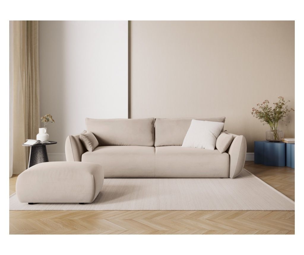 Trosjed s funkcijom kreveta Cosmopolitan Design 628991, Matera, bež