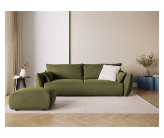 Raztegljiv kavč Cosmopolitan Design 628991, Matera, zelena