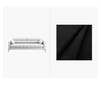 Micadoni Home Mamaia fekete 3 személyes kanapé