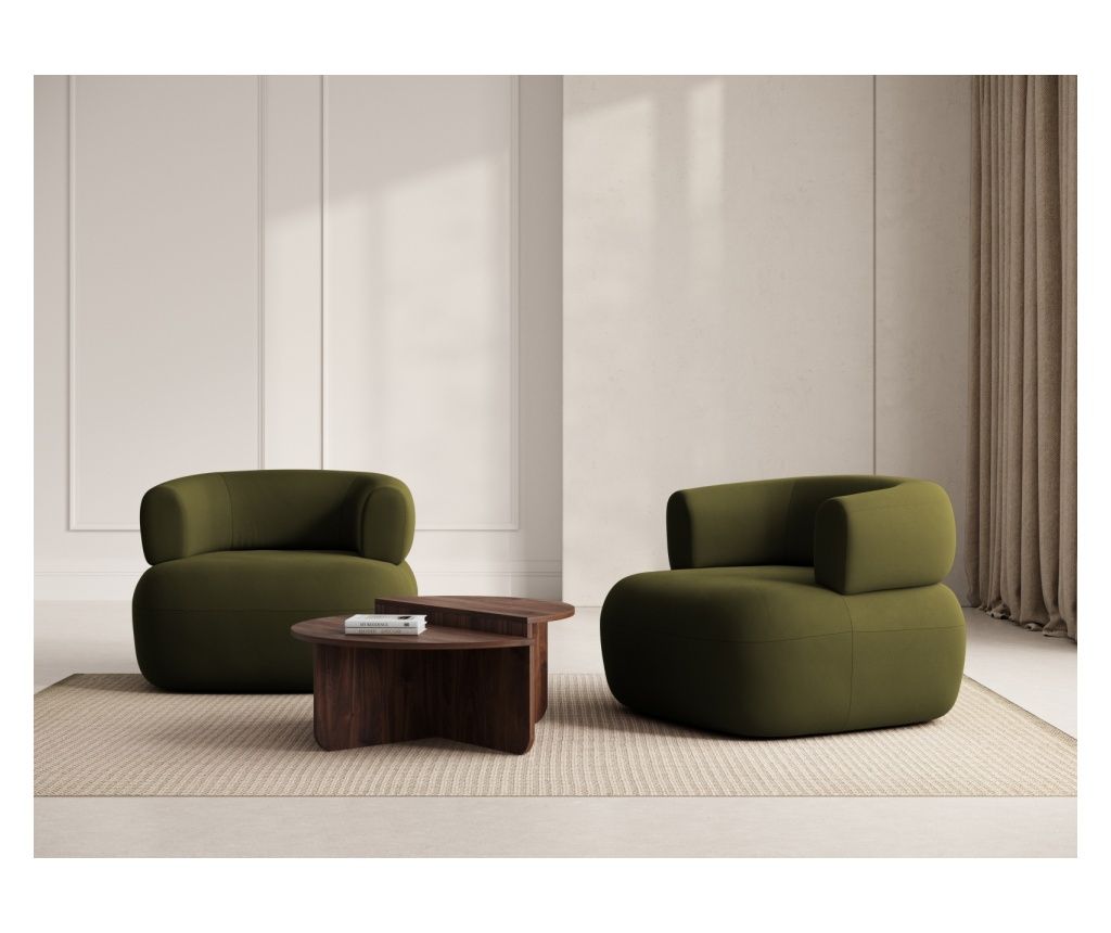 Micadoni Home Jenny Πράσινη Πολυθρόνα