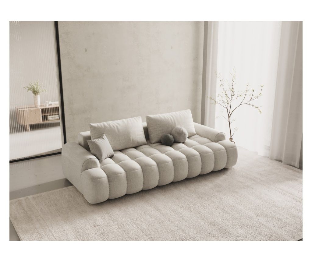 Canapea extensibilă panoramică Cosmopolitan Design Linz Beige