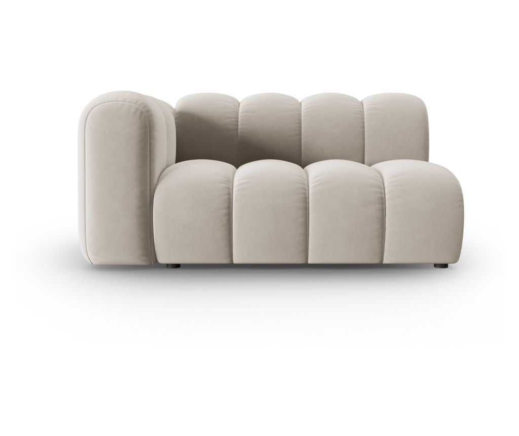 Micadoni Home Lupine Bézs Sarok Kétszemélyes Kanapé