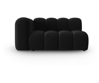 Kutni modul Kauč dvosjed Micadoni Home, Lupine, crna