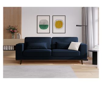 Mazzini Hebe Royal Blue Loveseat