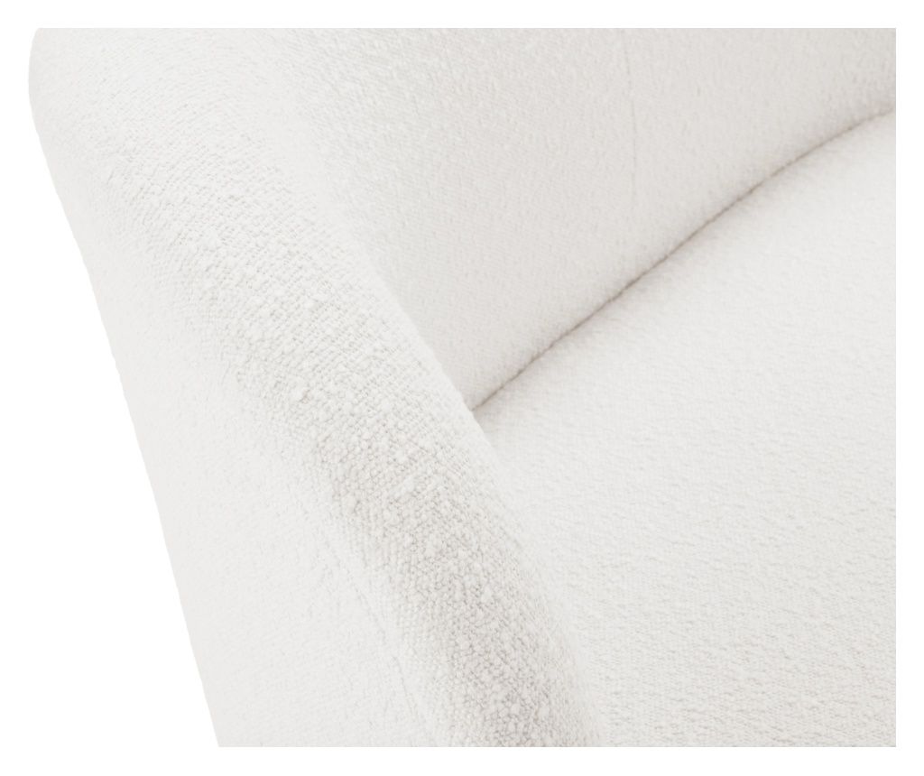 Τριθέσιος Καναπές Micadoni Home 530306, Saamit, μπεζ, 80x72x178 εκ.