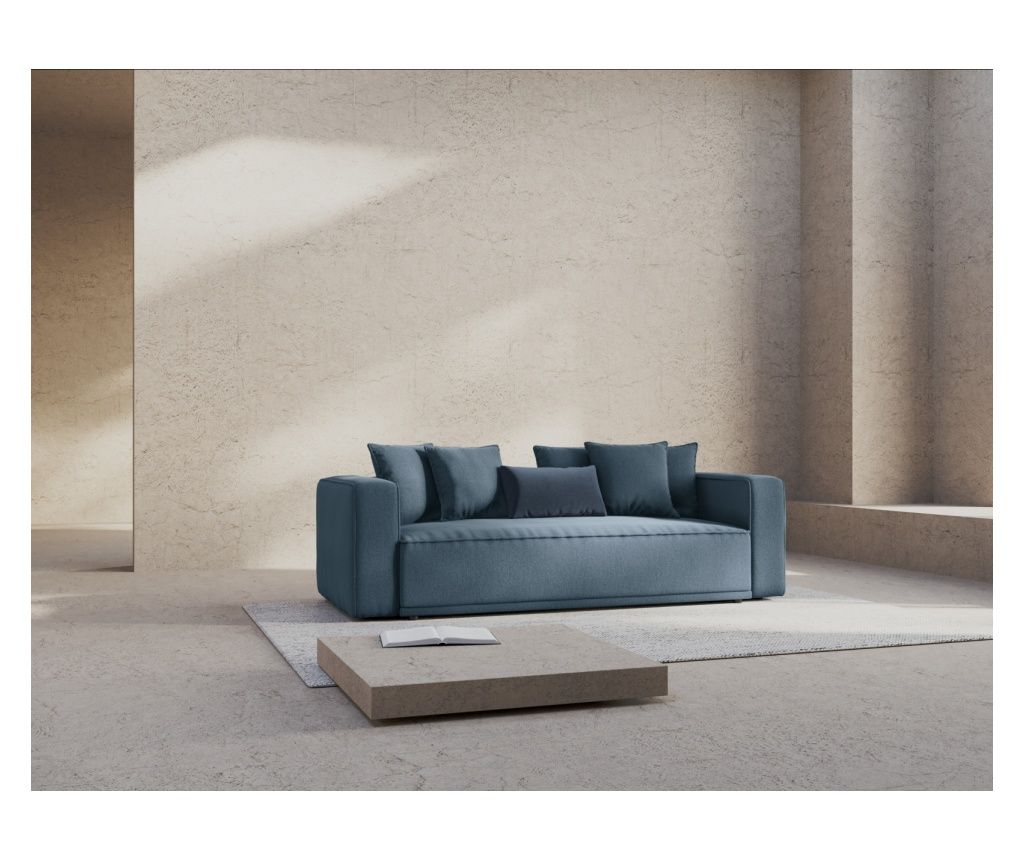 Mazzini Ribes Blue Sleeper Sofa