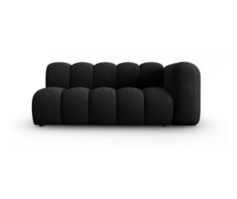 Kutni modul Kauč trosjed Micadoni Home, Lupine, crna