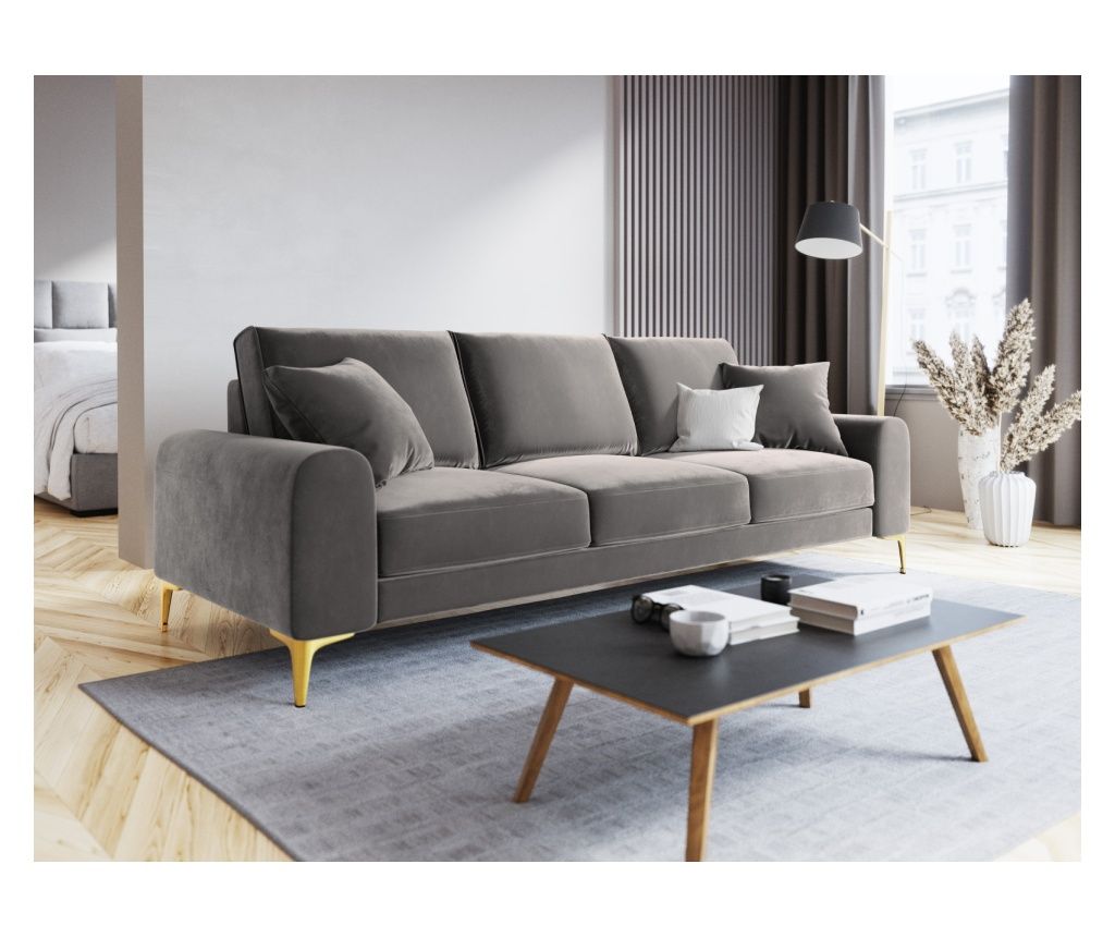 Καναπές Mazzini Madara Ανοιχτό Γκρι