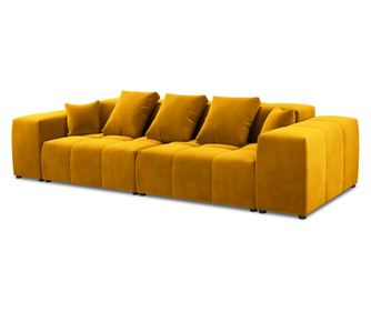 Cosmopolitan Design Rome sárga moduláris 3 személyes kanapé
