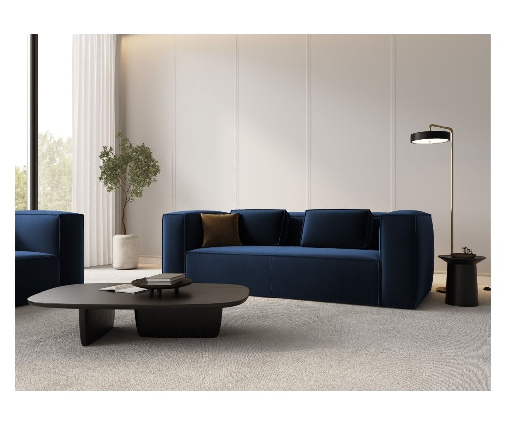 Διακοσμητικό Μαξιλάρι Mazzini, Verbena, Βασιλικό Μπλε