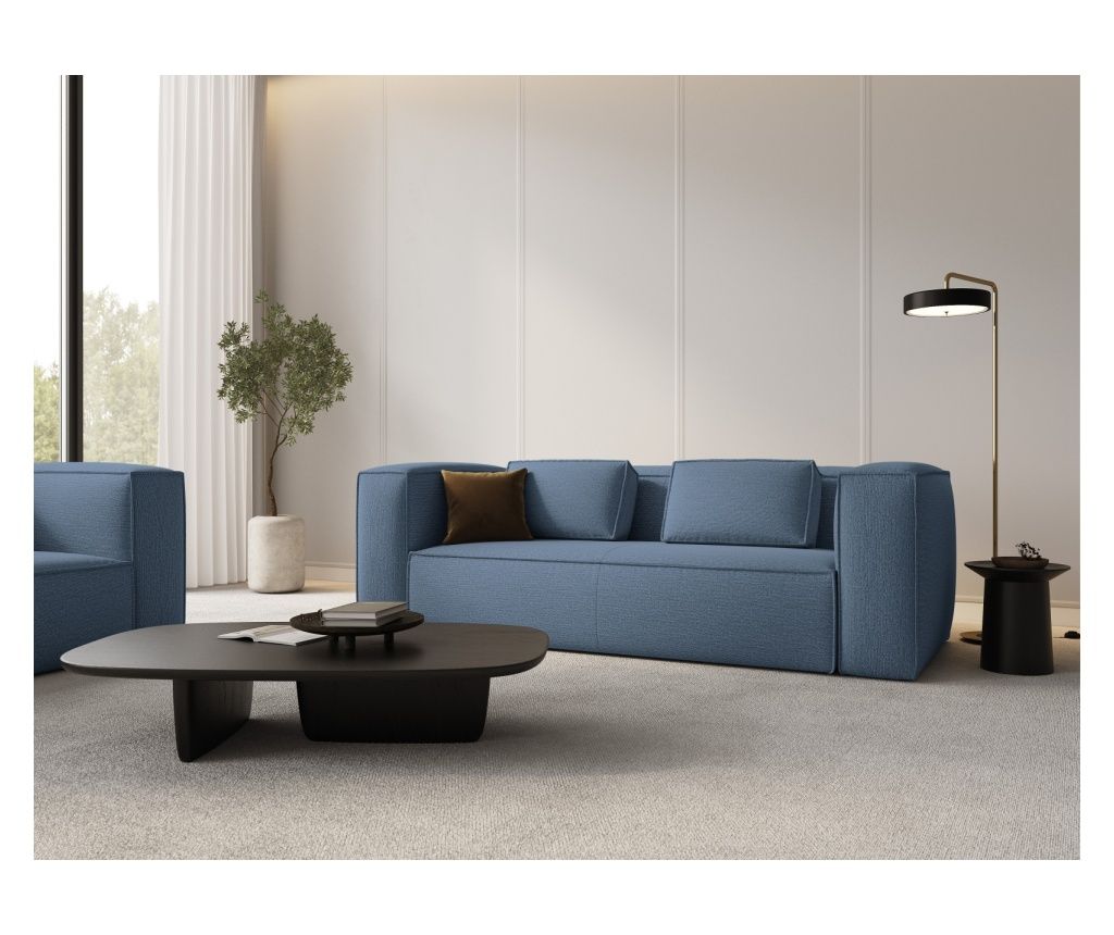 Mazzini díszpárna, Verbena, kék