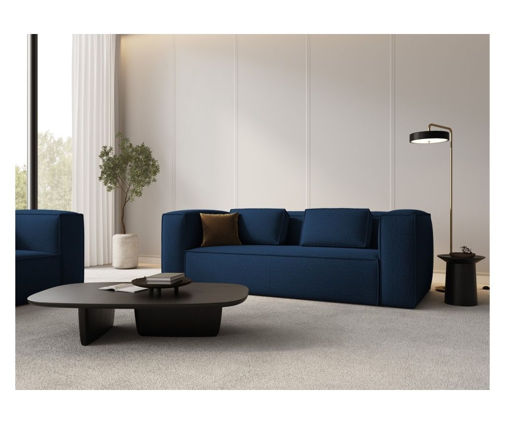 Διακοσμητικό Μαξιλάρι Mazzini, Verbena, Σκούρο Μπλε