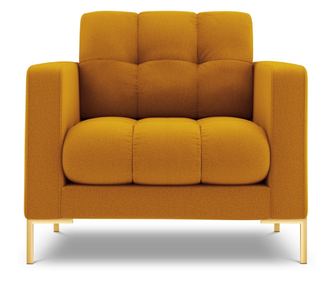 Naslanjač Cosmopolitan Design 620840, Bali, rumena, 75x96x87 cm