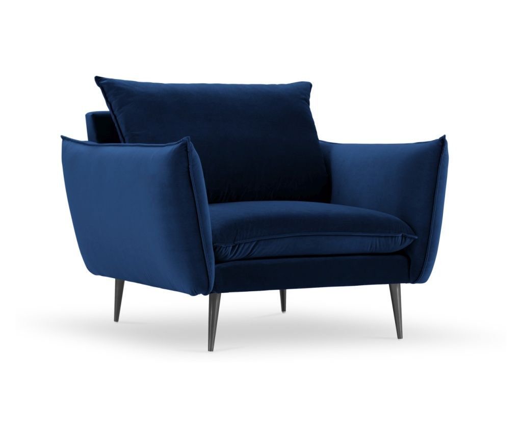 Πολυθρόνα Milo Casa 896303, Elio, Βασιλικό Μπλε, 97x94x97 εκ.