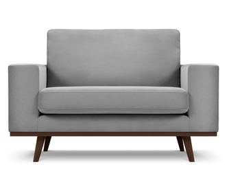 Fotel Mazzini, Hebe, Szary