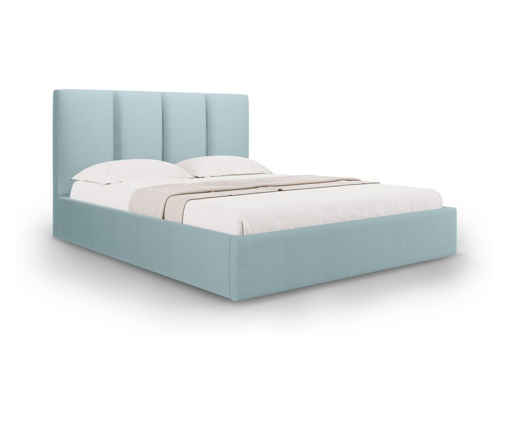 Mazzini Bed, Juniper, Light Blue