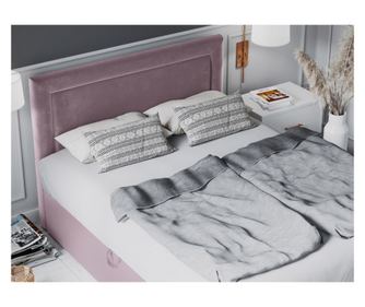 Boxspring krevet Mazzini, Yucca, ljubičasta