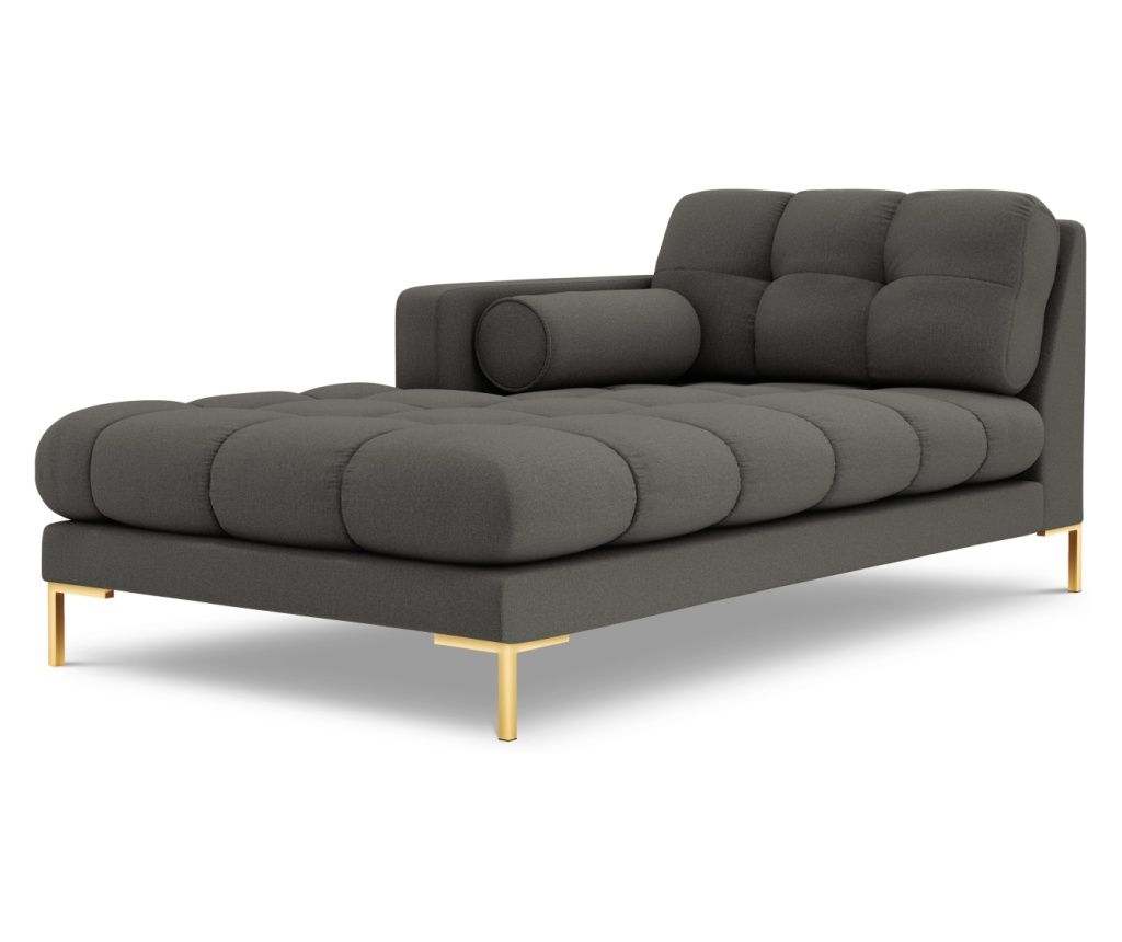 Ležalnik Cosmopolitan Design Bali temno sive barve