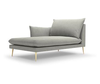 Milo Casa 896559 Kavč, Elio, Svetlo siva, 97x107x170 cm