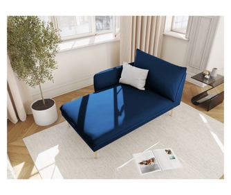 Cosmopolitan Design Raztegljiv kavč 620430, Dunaj, kraljevsko modra, 95x110x170 cm