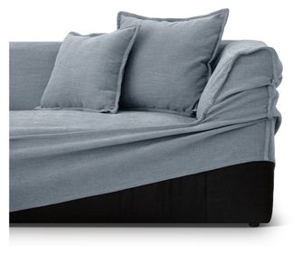 Prekrivač za kauč Micadoni Home, Milton, prigušena plava