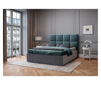 Čelo postele Mazzini, Begonia, Tyrkysová