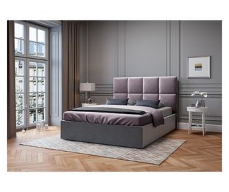 Κεφαλάρι Κρεβατιού Mazzini Begonia Μωβ