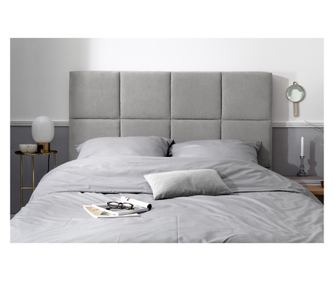 Čelo postele Mazzini, Begonia, šedá