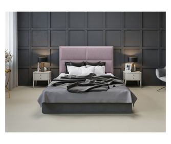 Uzglavlje kreveta Milo Casa, Lara, ljubičasta