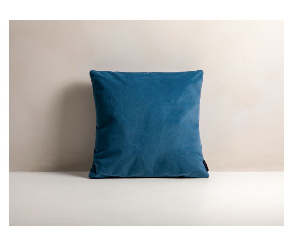 Micadoni Home Διακοσμητικό Μαξιλάρι, Mono, Μπλε