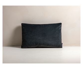 Micadoni Home Stripy okrasna blazina, temno siva