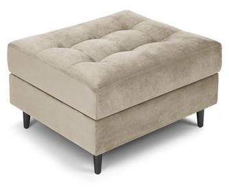 Milo Casa 896767 Ottoman, Taupe, 46x70x60 cm