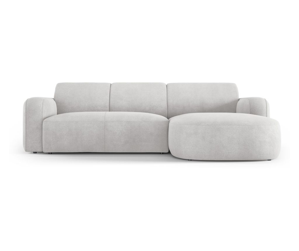 Mazzini Jasmin Silver Corner Sofa