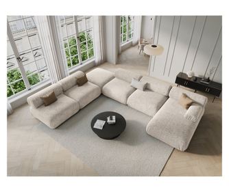 Windsor & Co Modular Γωνιακός Καναπές, Kepler, Terracotta