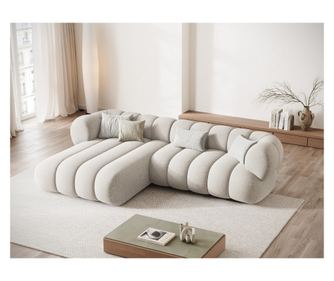 Rohová sedačka Cosmopolitan Design Koge světle béžová