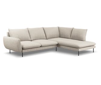 Rohová sedačka Cosmopolitan Design Vienna, světle béžová