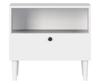 Noćni ormarić, bijela