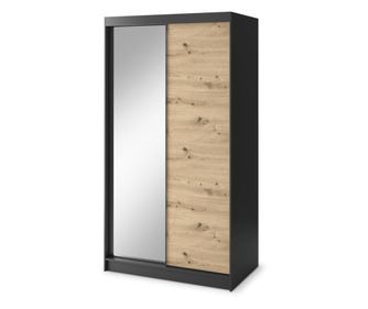 Tolóajtós szekrény, fa színű