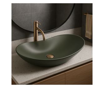 Nadgradni Umivaonik Rea Royal Zelena - 61,5X35,5X15,5Cm